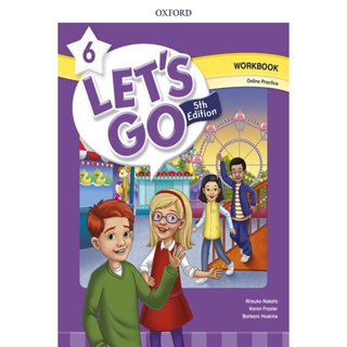 Bundanjai (หนังสือเรียนภาษาอังกฤษ Oxford) Lets Go 5th ED 6 : Workbook with Online Practice (P)