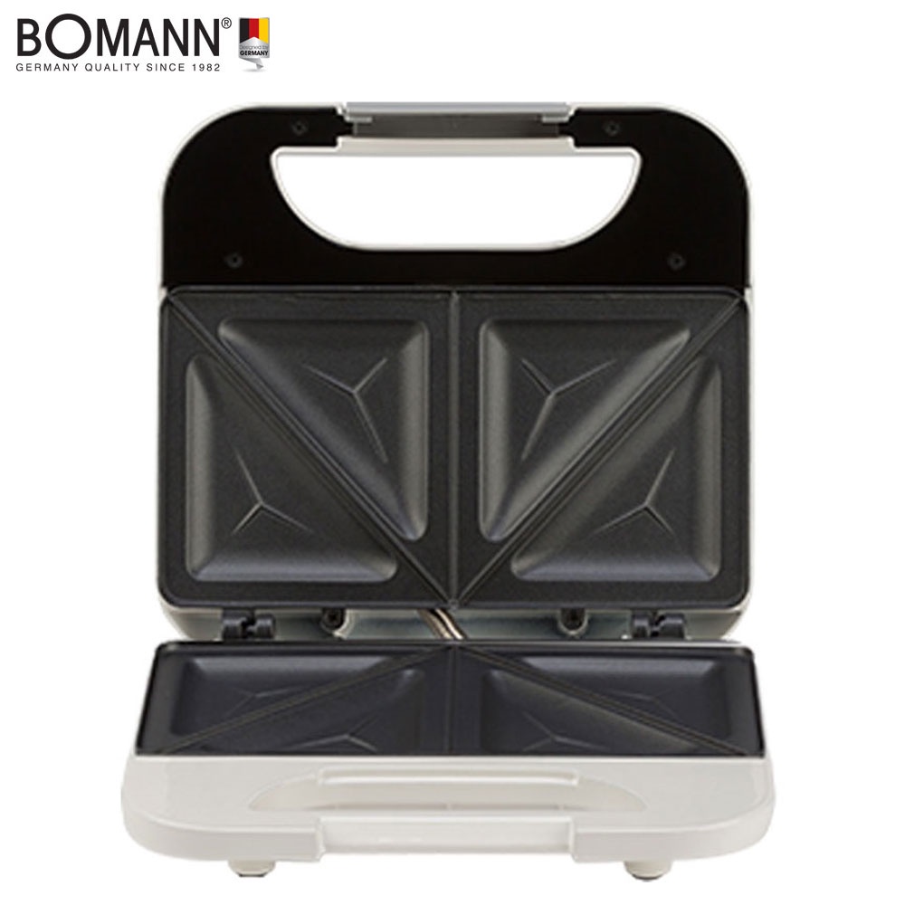Bomann ST7500 Sandwich Maker Belgian Waffle Breakfast Bread Baking