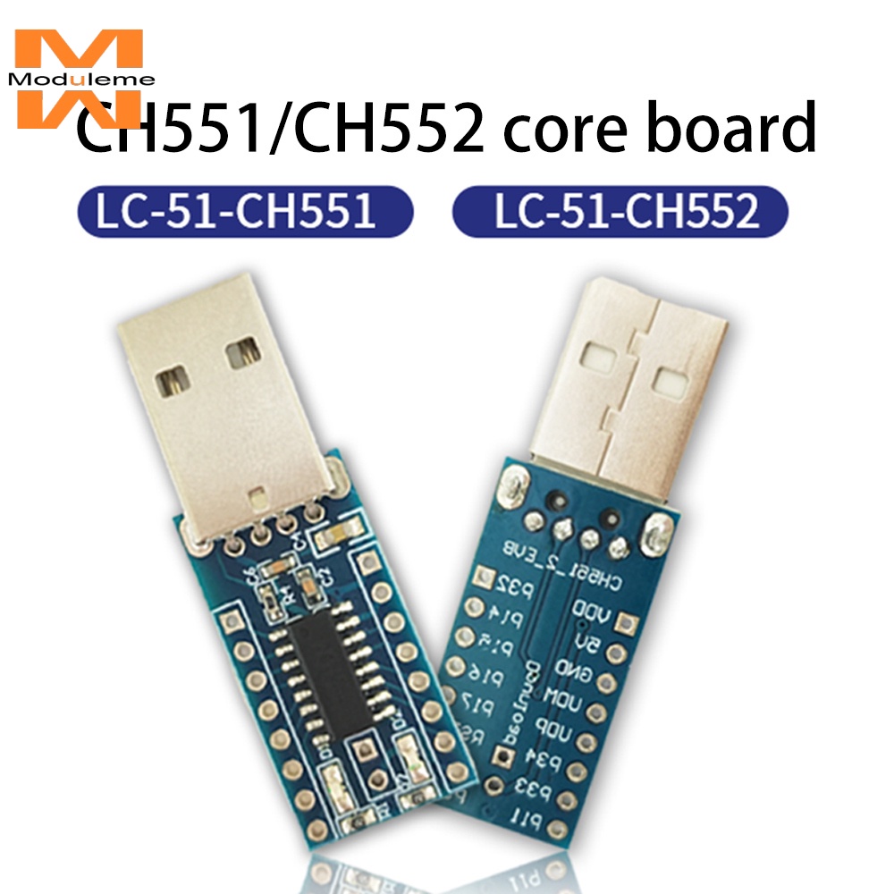Ch551 CH552 ชิปบอร์ดไมโครคอมพิวเตอร์ โมดูลชิปไมโครคอมพิวเตอร์ 51 ชิ้น ...