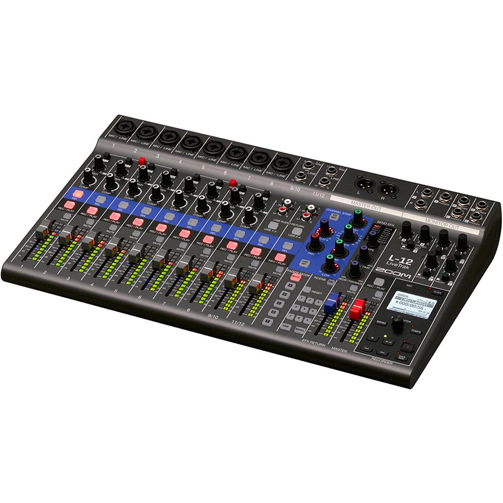 Zoom Digital Mixer and Recorder - Multi-Channel Audio Interface for ...