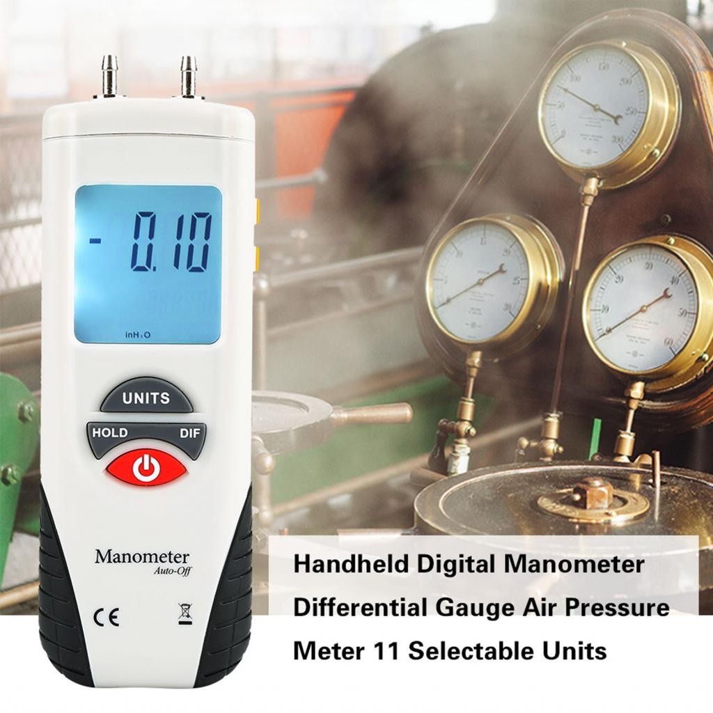 HT?1890 Handheld Digital Manometer Differential Gauge เครื่องวัดความดัน ...