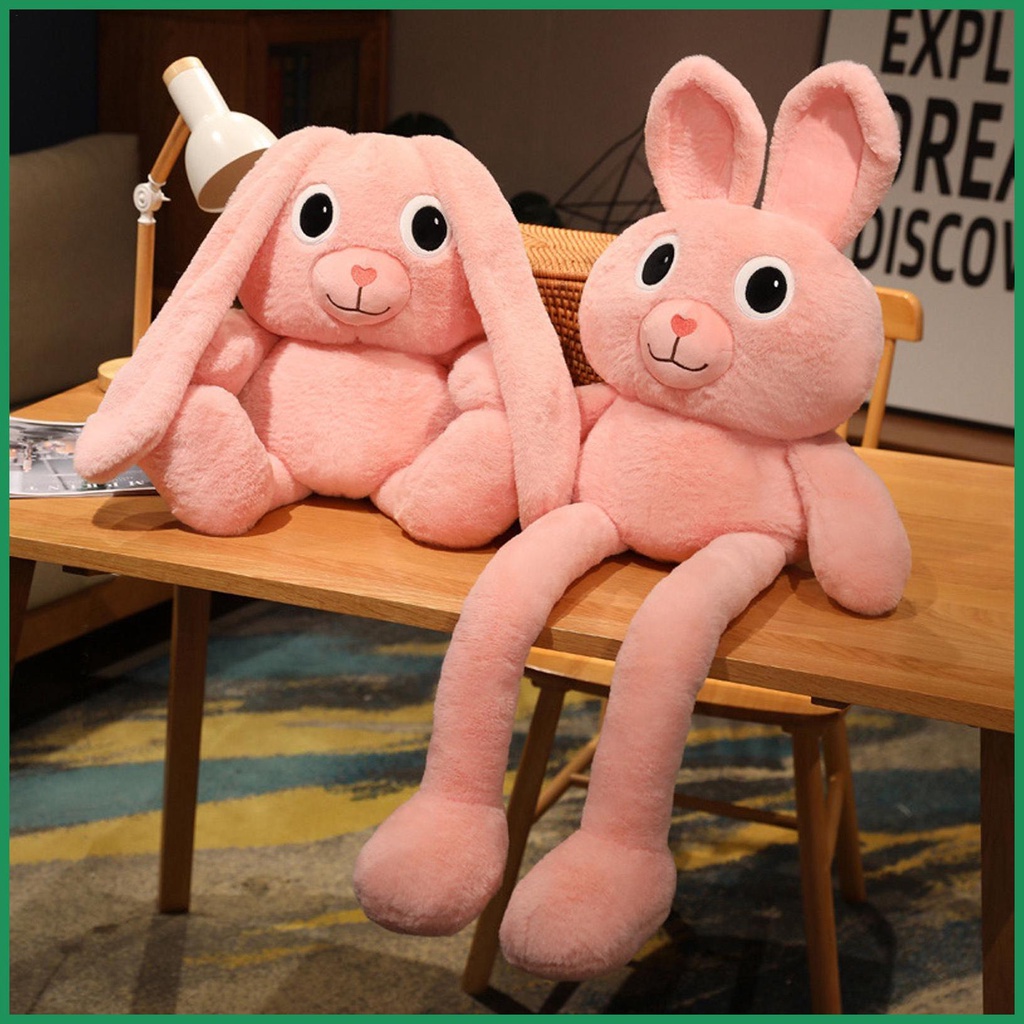 ของเล่นตุ๊กตากระต่ายอีสเตอร์-หูฟล็อปปี้-หูกระต่ายอีสเตอร์-แบบนิ่ม-ยืดหดได้