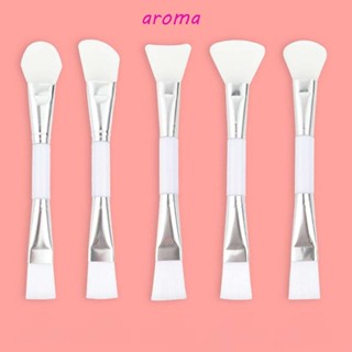 Aroma แปรงแต่งหน้า ซิลิโคน สองด้าน มืออาชีพ สําหรับดูแลผิว