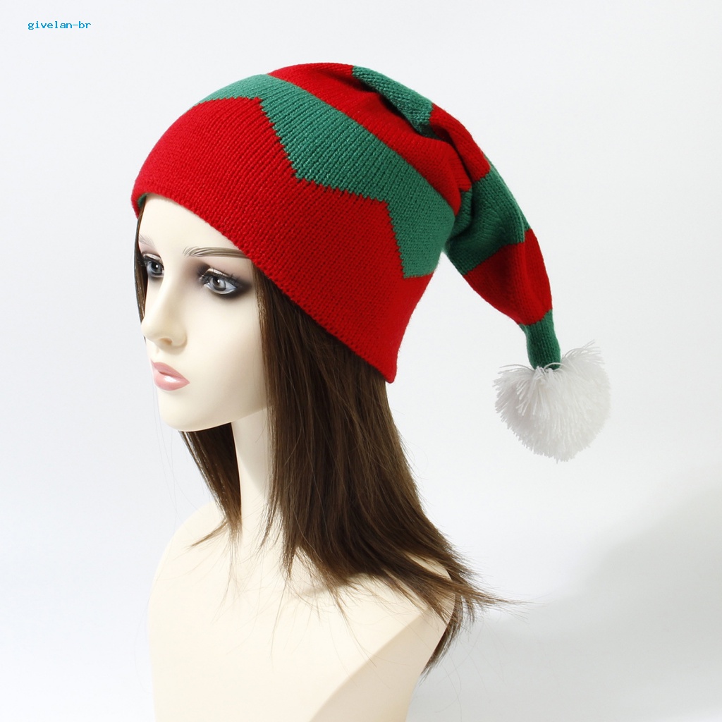 givelan-หมวกซานต้า-ผ้ากํามะหยี่ขนนิ่ม-ยืดหยุ่น-อบอุ่น-หลากสี-เหมาะกับเทศกาลคริสต์มาส-ปีใหม่-สําหรับเด็ก