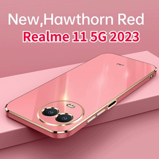 เคสซิลิโคนนิ่ม หรูหรา กันกระแทก สําหรับ Realme 11 11x 5G 2023 Realme 11 11 Realme11 Pro 11Pro + 5G 2023