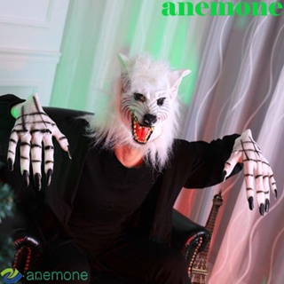 Anemone ถุงมือคอสเพลย์ รูปกรงเล็บผี สีดํา แบบสร้างสรรค์ สําหรับปาร์ตี้ฮาโลวีน