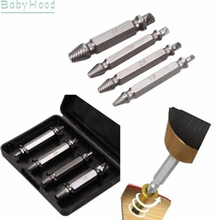 【Big Discounts】Damaged Screw Extractor 4PCS Double-Headed Set Bolt Bits Wide Application#BBHOOD