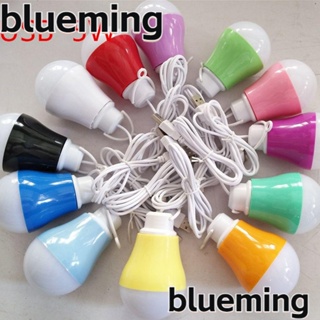 Blueming2 หลอดไฟ LED 5V 5W USB สุ่มสี สําหรับตั้งแคมป์ เดินป่า ท่องเที่ยว