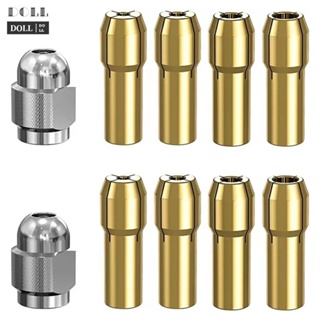 ⭐NEW ⭐10x Collet Set Replacement 4485 Brass Rotary Drill Nut Tool Set 8 Collet Chucks