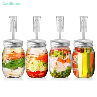 &lt;Cardflower&gt; ชุดฝาขวดโหลหมักเมสัน ปากกว้าง พร้อมวาล์วอากาศ ลดราคา