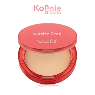 Cathy Doll Cover Matte Powder Pact SPF30/PA+++ 12g #02 Light Beige.