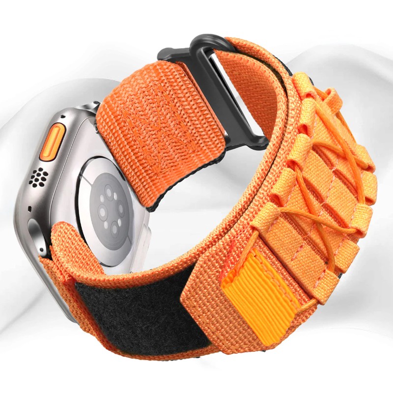 สายนาฬิกาข้อมือไนล่อน สําหรับ iWatch Ultra 2 49 มม. Series 9 8 7 45 มม.