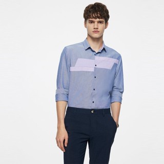G2000 เสื้อเชิ้ตแขนยาวลำลองผู้ชาย ทรงสมาร์ทฟิต รุ่น 3112007478 NAVY