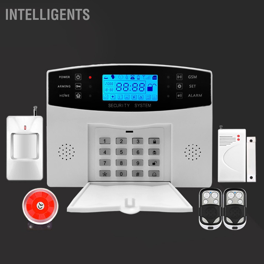IntelligentS Home Security Alarm Wireless GSM สัญญาณกันขโมยประตู Entry ...