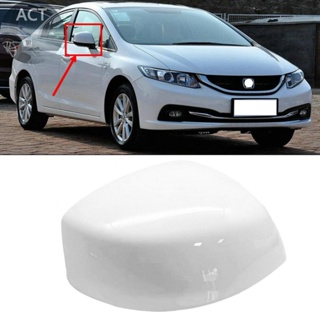 ฝาครอบกระจกมองหลังรถยนต์ ด้านขวา สีขาว สําหรับ Honda For Civic 9th 2012-2015