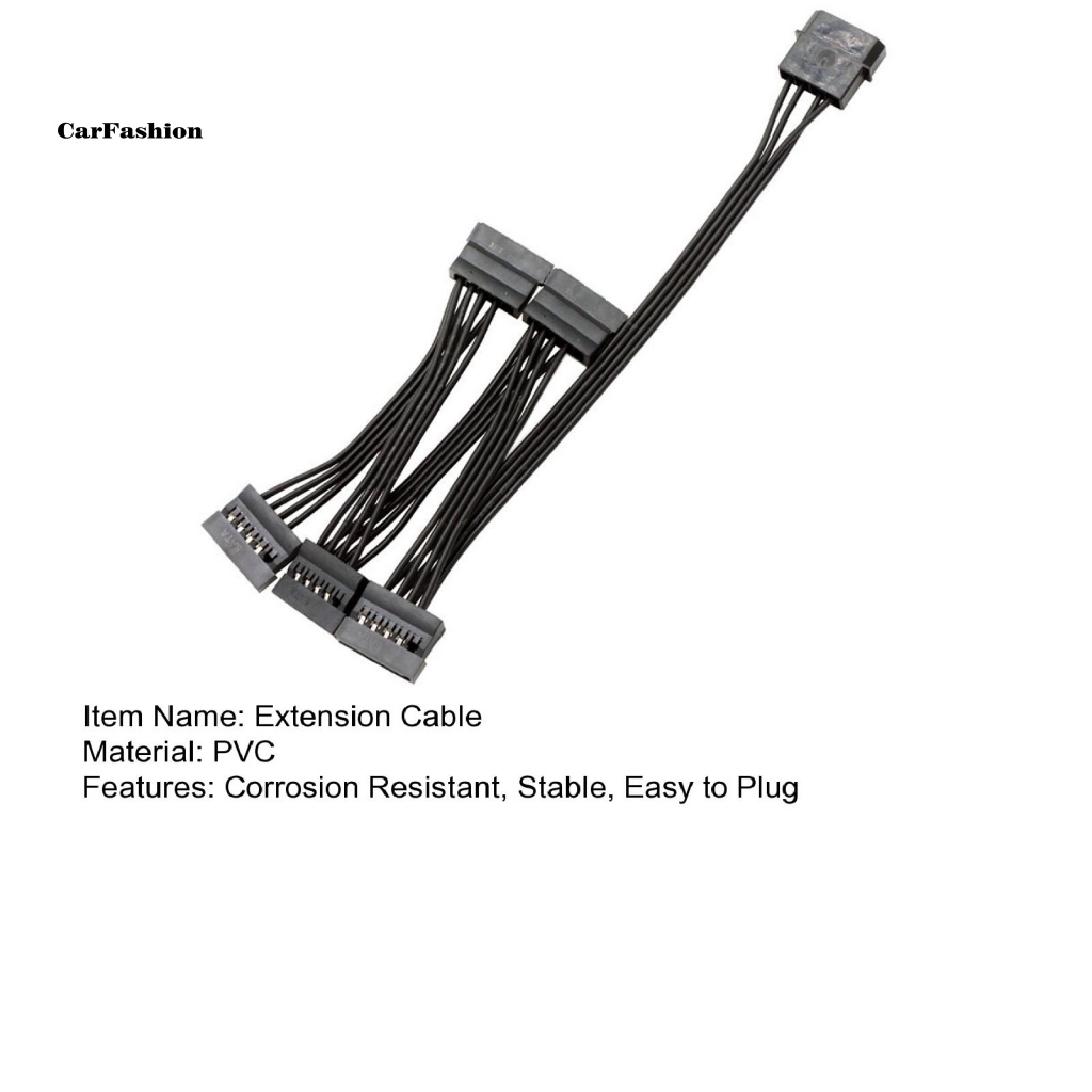 lt-carfashion-gt-สายเคเบิลเชื่อมต่อแยก-y-splitter-คุณภาพสูง-สําหรับฮาร์ดดิสก์-4-pin