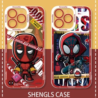 เคสโทรศัพท์มือถือแบบนิ่ม ใส ลายอะนิเมะมาร์เวล สไปเดอร์แมน น่ารัก สําหรับ case samsung Galaxy A24 A14 A33 A73 A34 A54 A70 A22 Note 9 10 Plus 20 S9 S10 S23 S20 FE S21 S22 Ultra 5G