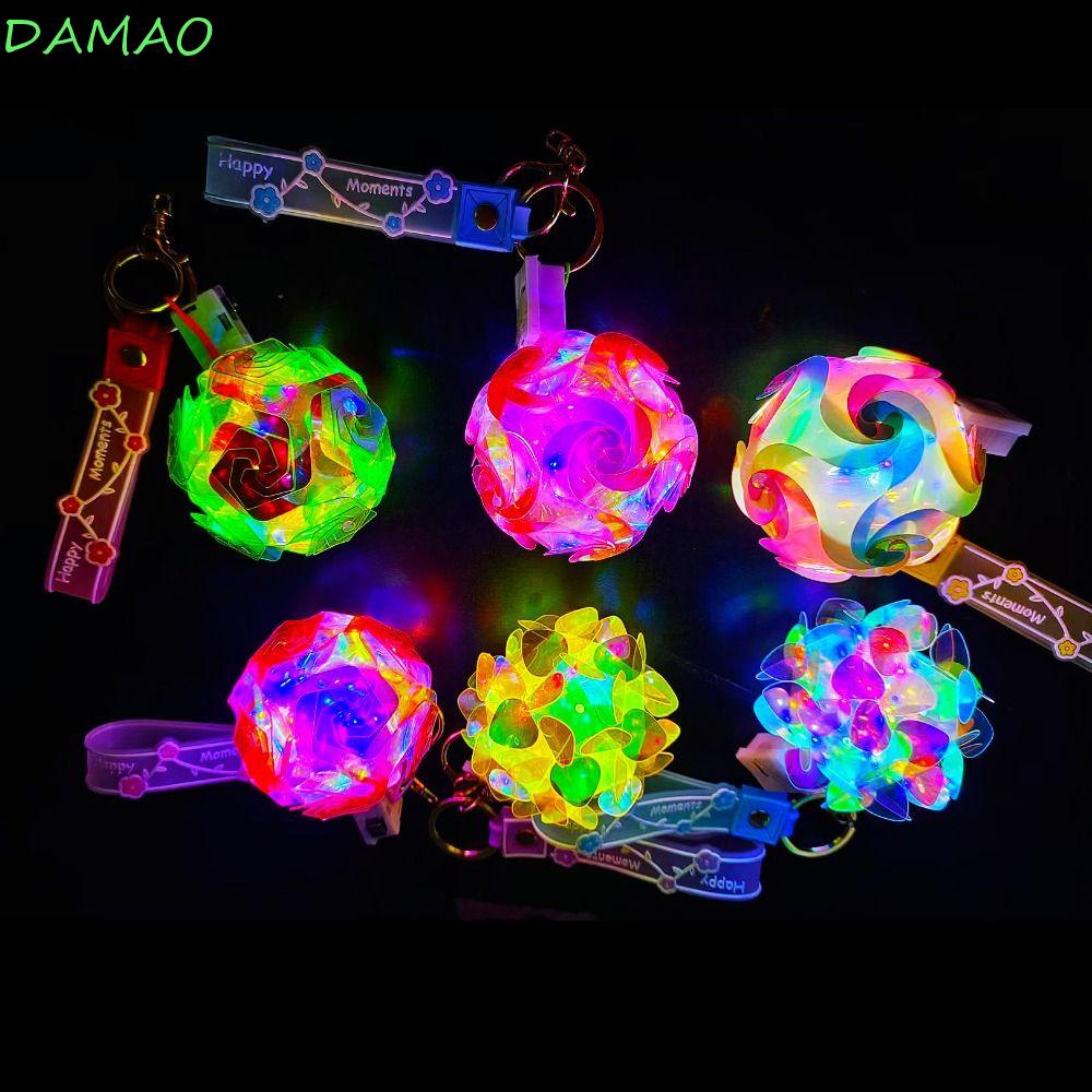 damao-จี้โคมไฟ-พวงกุญแจ-รูปดอกไม้-สีสันสดใส-diy-สําหรับเด็ก