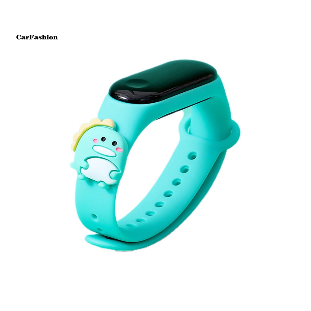 lt-carfashion-gt-นาฬิกาข้อมือดิจิทัลอิเล็กทรอนิกส์-led-กันน้ํา-ลายการ์ตูนตุ๊กตาน่ารัก-สําหรับเด็ก