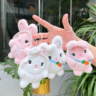 [Daily preference] rabbit plush pendant wholesale toy cartoon doll Small White Rabbit Doll Doll bag key chain pendant wholesale 8/21