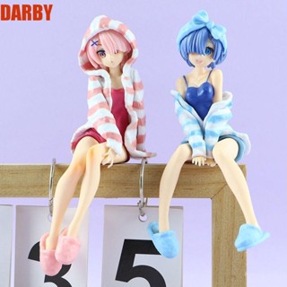 Darby โมเดลฟิกเกอร์ PVC รูปผู้หญิง Rem Ram Rem Kawaii Rem Ram Life In A Different World From Zero ของขวัญ ของเล่นสําหรับเด็ก