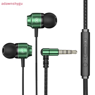 Adagu ชุดหูฟังสเตอริโอ เบส HiFi 3.5 มม. Type-C แบบแม่เหล็กดูด สําหรับโทรศัพท์มือถือ คอมพิวเตอร์ ไมค์