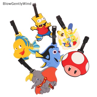 Blowgentlywind พวงกุญแจ PVC จี้การ์ตูนอนิเมะ Super Mario Bros Mario Luigi Yoshi Toad Bowser ของขวัญ สําหรับกระเป๋านักเรียน