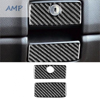 ⚡NEW 9⚡Glove Box Cover Black Carbon Fiber Car Accessories Interiors Car Styling