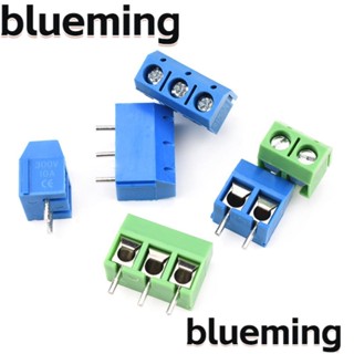 Blueming2 ขั้วต่อสายไฟ PCB 300V15A Pitch KF301-5.0-2P KF301-3P พิทช์ 5.0 มม. ทนทาน สีฟ้า สีเขียว 2P 3P