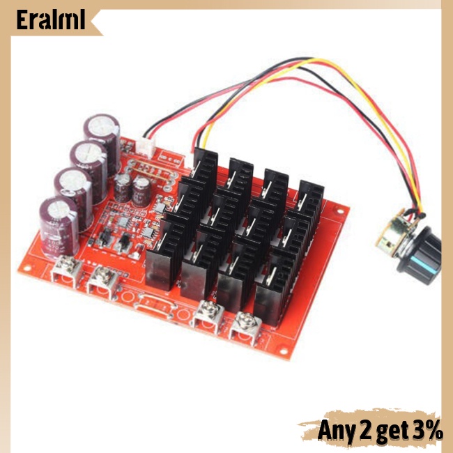 eralml-มอเตอร์ควบคุมความเร็ว-pwm-hho-10-50v-60a-dc-12v-24v-48v-3000w-max-สําหรับรถบังคับ