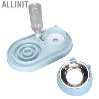 Allinit &Water Bowl Set Slow  Automatic Drinking Water&  F