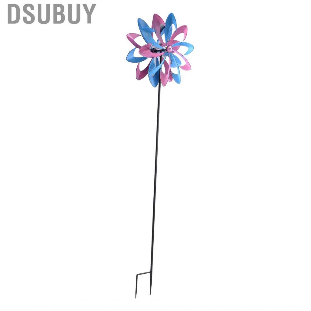 dsubuy-solar-peacock-iron-windmill-lawn-light-outdoor-garden-yard-art-mn