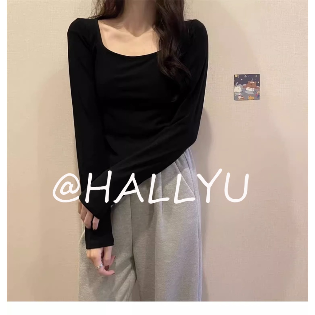 hallyu-เสื้อครอป-เสื้อแฟชั่นผู้หญิง-สีพื้น-สําหรับผู้หญิง-ใส่ไปคลับ-ปาร์ตี้-2023-new-wtx2390ove-37z230911