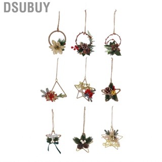 Dsubuy Christmas Hanging Ornament  Widely Used Wall Wreath Realistic for Festival Decorations