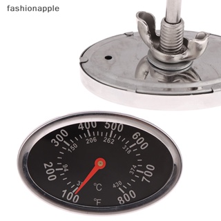 [fashionapple] 38-430℃ (100-800℉) เครื่องวัดอุณหภูมิ บาร์บีคิว วงรี สําหรับเตาอบย่าง เครื่องตรวจจับอุณหภูมิ สเตนเลส อุปกรณ์ทําอาหารมืออาชีพ สินค้าใหม่