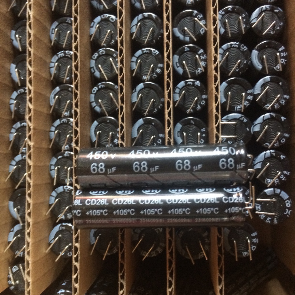 LCD Jianghai Capacitor 450v68uf 12x50 นําเข้า TV LED Capacitor ความถี่ ...