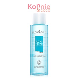 PROVAMED Acniclear Facial Toner โปรวาเมด โทนเนอร์สำหรับทำความสะอาดและปรับสภาพผิว.