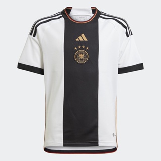 adidas ฟุตบอล เสื้อฟุตบอลชุดเหย้า Germany 22 เด็ก สีขาว HF1467