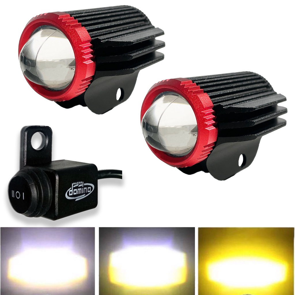 LED Laser V5 Aircraft Wing 50W H/L Breket Mirror 4 Module Flash By BRT ...