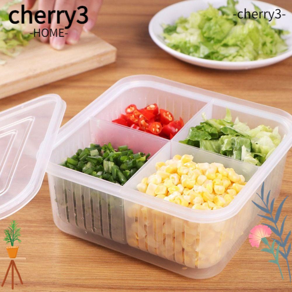 cherry3-กล่องพลาสติก-สําหรับเก็บอาหาร-ผัก-ผลไม้-ในตู้เย็น