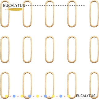 Eutus แหวนทองเหลือง ทรงวงรี สีทอง แฮนด์เมด สําหรับคนรักลูกปัด งานฝีมือ