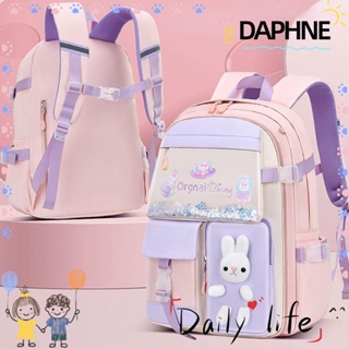 Daphne กระเป๋านักเรียน ผ้าไนล่อน กันน้ํา จุของได้เยอะ น้ําหนักเบา ลายการ์ตูน สําหรับเด็ก