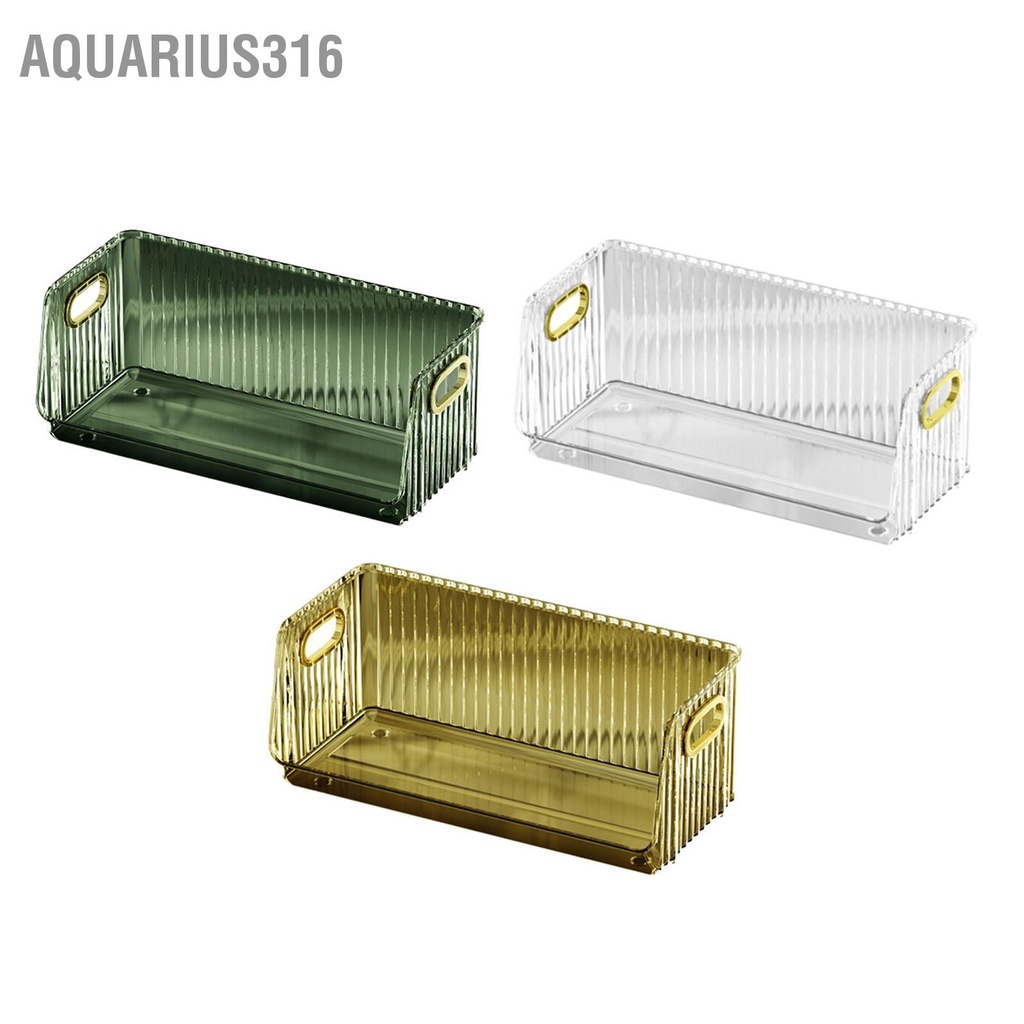 aquarius316-สก์ท็อปชั้นเก็บสัตว์เลี้ยงใสวางซ้อนกันได้กล่องเก็บสไตล์ทันสมัยสำหรับถ้วยแต่งหน้า