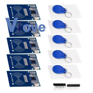 Rfid ชุด RC522 พร้อมชิปอ่าน และการ์ด 13.56 MHz SPI สําหรับ Arduino และ Raspberry Pi