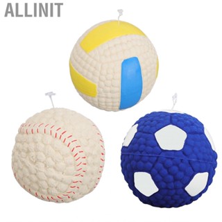 Allinit Pet Funny Giggle Ball Toy Latex Interactive Dog Squeaky Chew