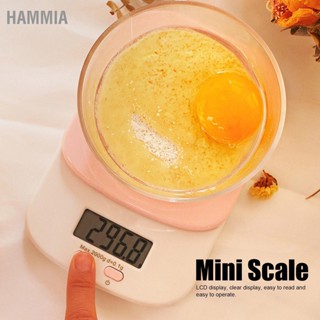 HAMMIA DIY ครัวอิเล็กทรอนิกส์ขนาด 0.1g ความแม่นยำสูงแบบพกพา Mini Scale สำหรับห้องครัวบ้าน