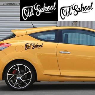 สติกเกอร์ไวนิล กันน้ํา ลาย Chee Old School สไตล์วินเทจ สําหรับตกแต่งรถยนต์