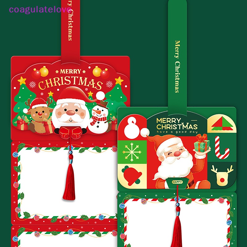 coagulatelove-การ์ดเปล่า-ลายการ์ตูนคริสต์มาส-ซานตาคลอส-กรีก-สร้างสรรค์-ขายดี