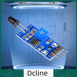 [Dcline.th] โมดูลเซนเซอร์ตรวจจับเปลวไฟ IR 4 Pin 3.3V-5V อุปกรณ์เสริม สําหรับ Arduino DIY