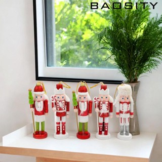 [Baosity] ฟิกเกอร์ทหาร แครกเกอร์ 5 ชิ้น สําหรับตกแต่งบ้าน โต๊ะ คริสต์มาส